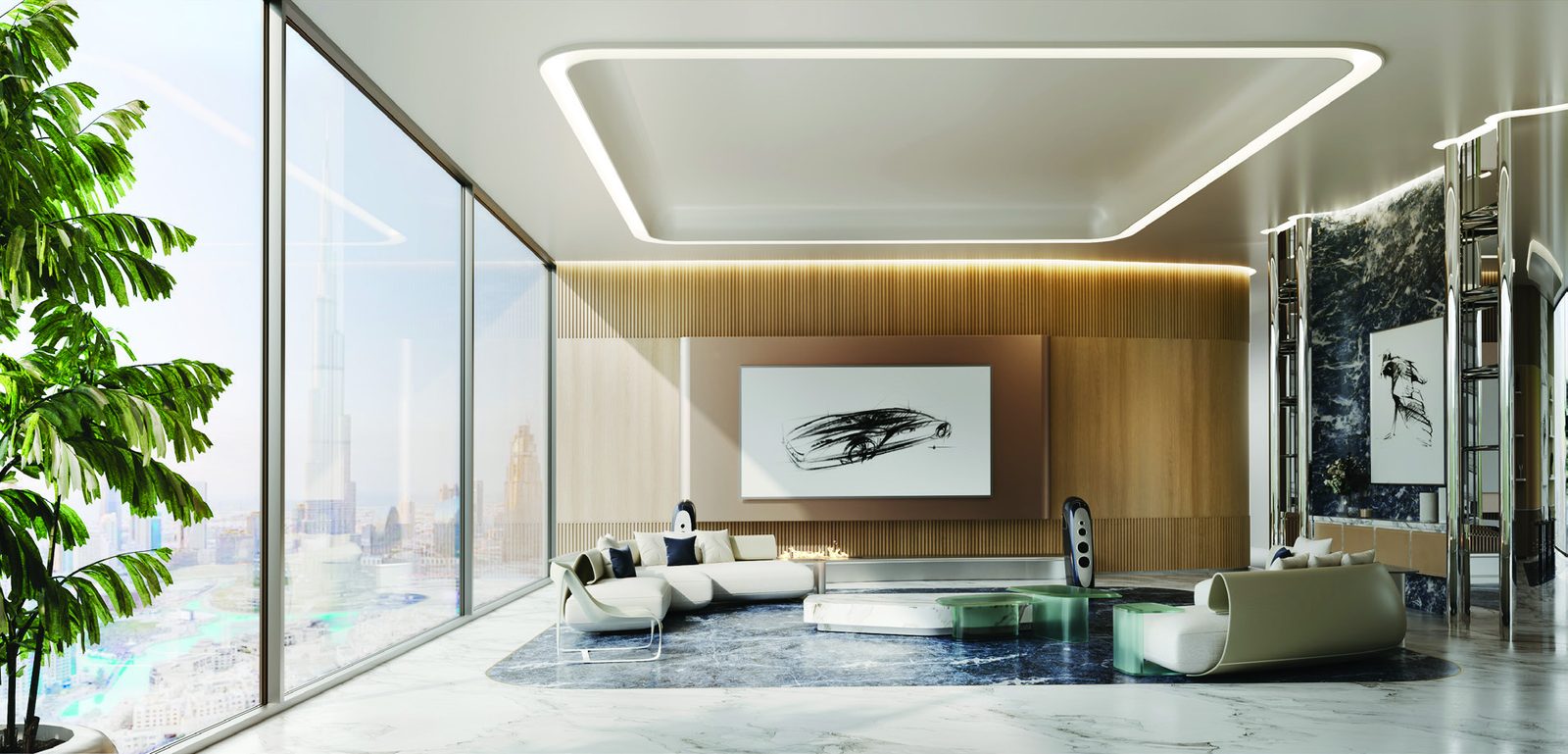 Bugatti Residences — Living space