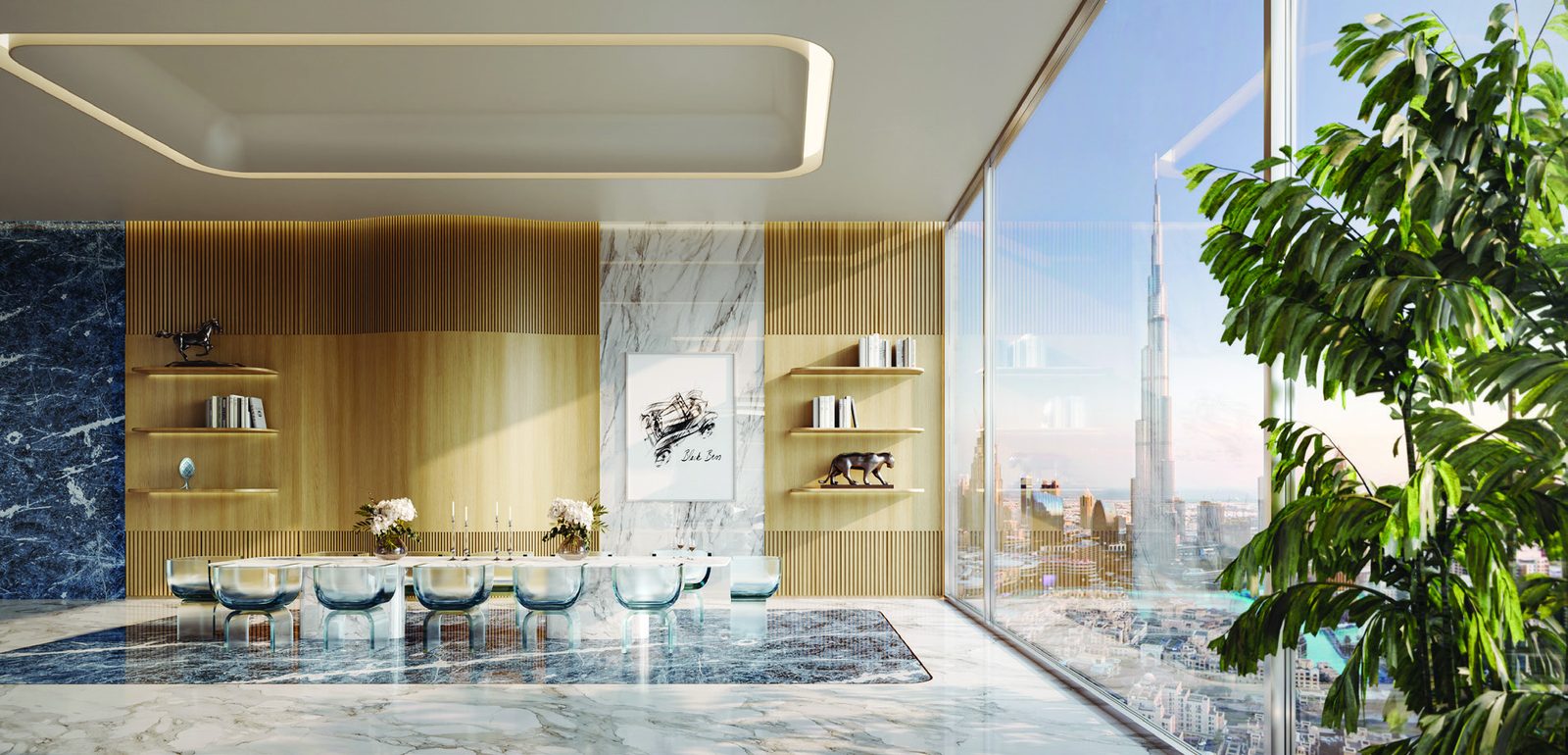 Bugatti Residences — Reception lounge