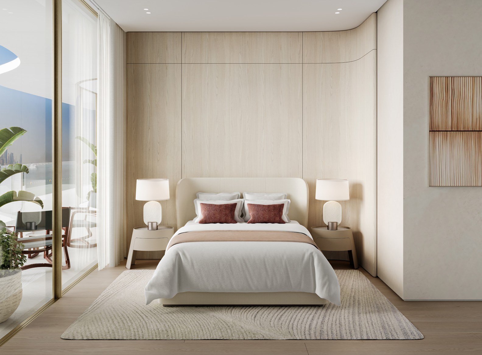 Dubai Harbour Residences — secondary bedroom