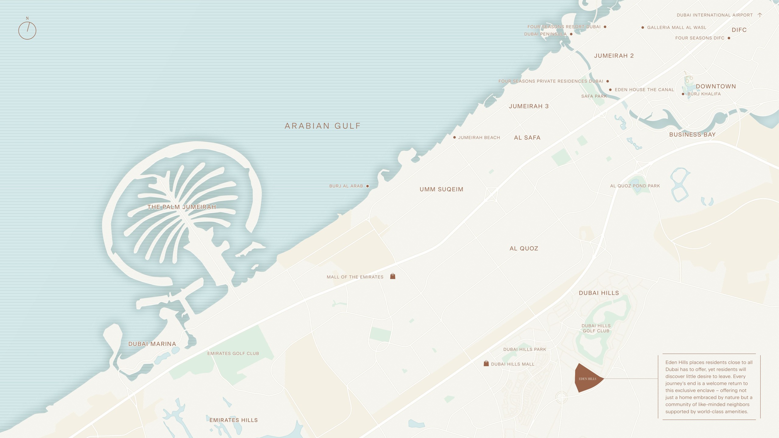 Eden Hills — Location map, MBR City