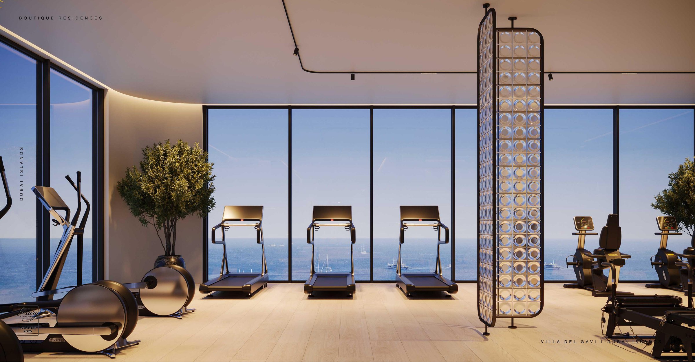 Gym — Sea view