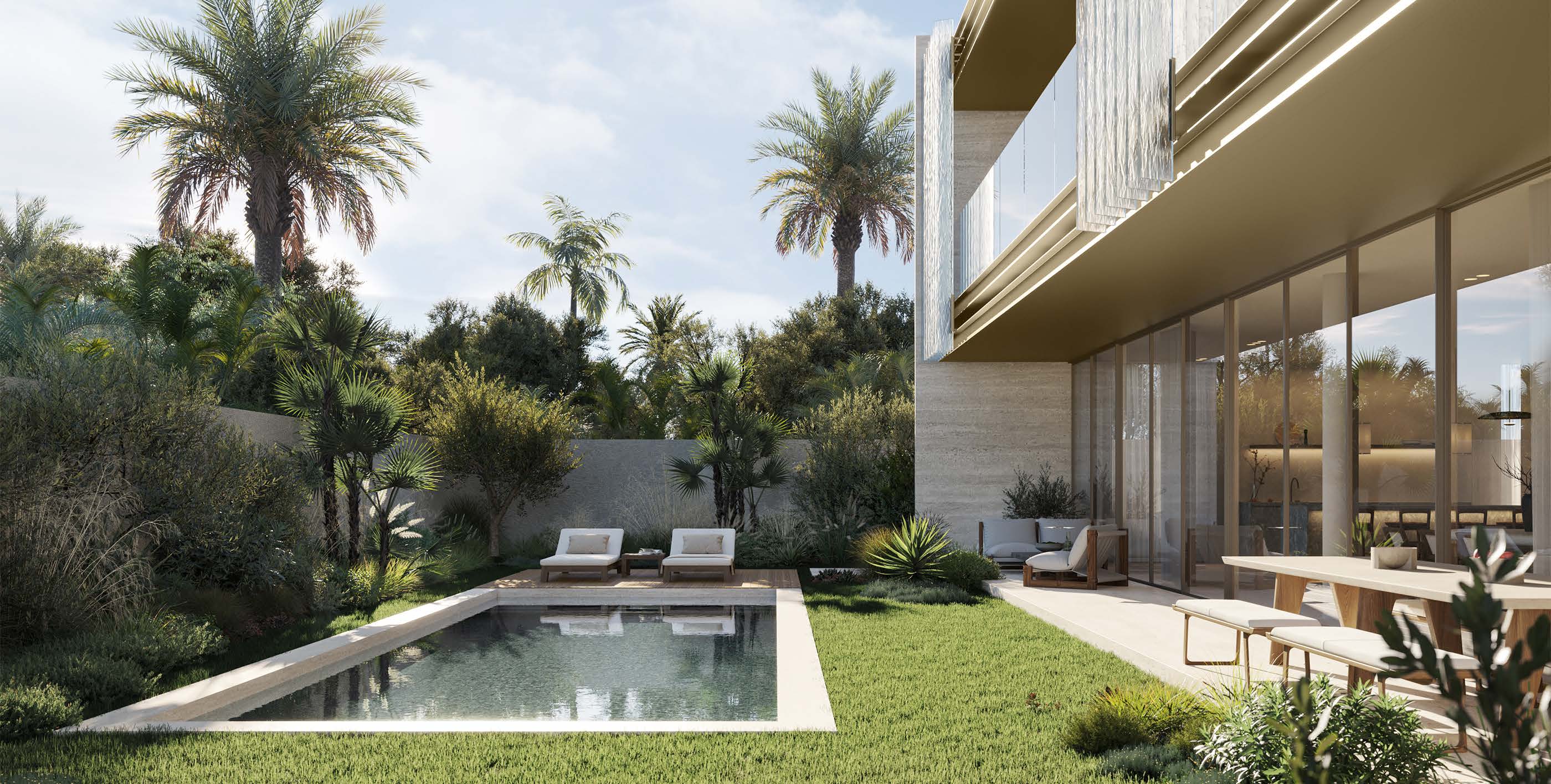 Mira Plus Villas — Garden view