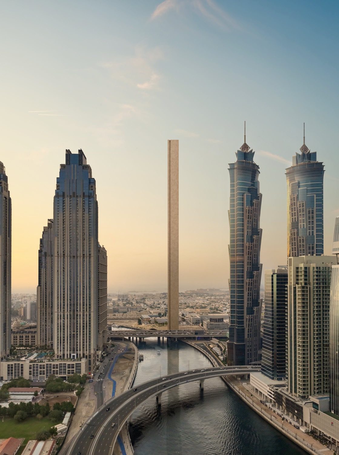 Muraba Veil — Above the Dubai Water Canal