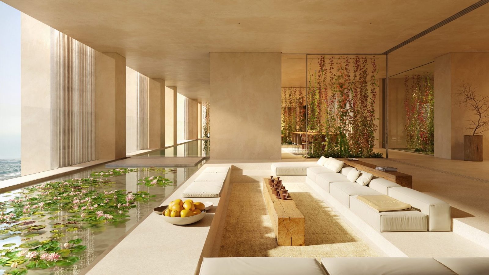 Muraba Veil — Water-garden lounge