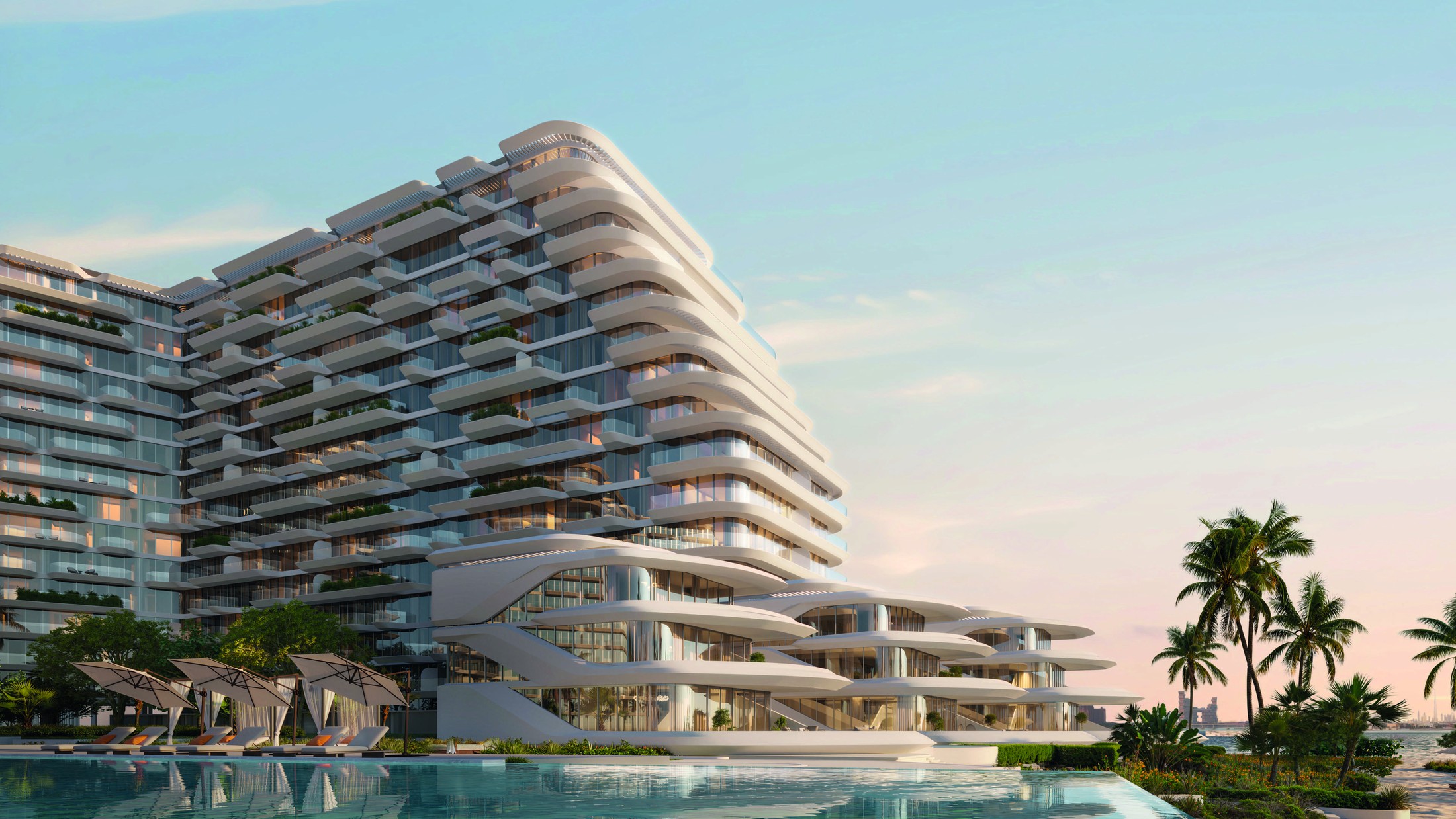 PASSO by Beyond — the Beach Mansions at sunset