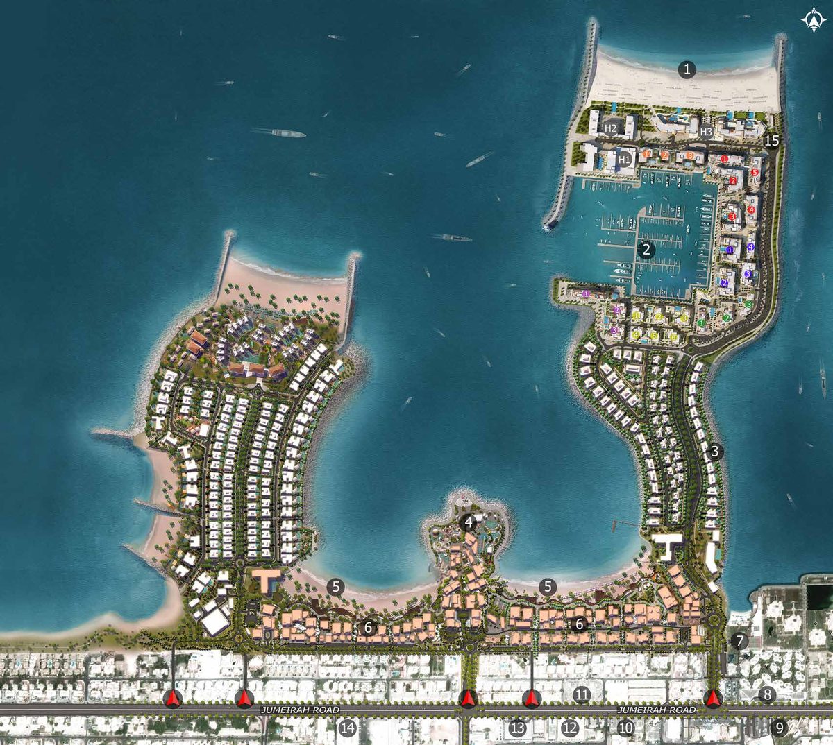 Port de La Mer — island master plan