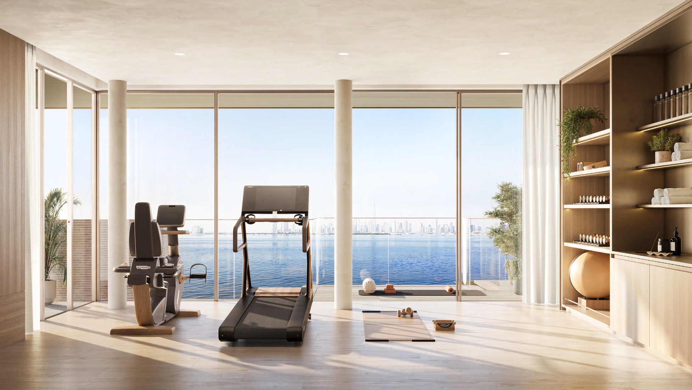Solaya — penthouse private gym