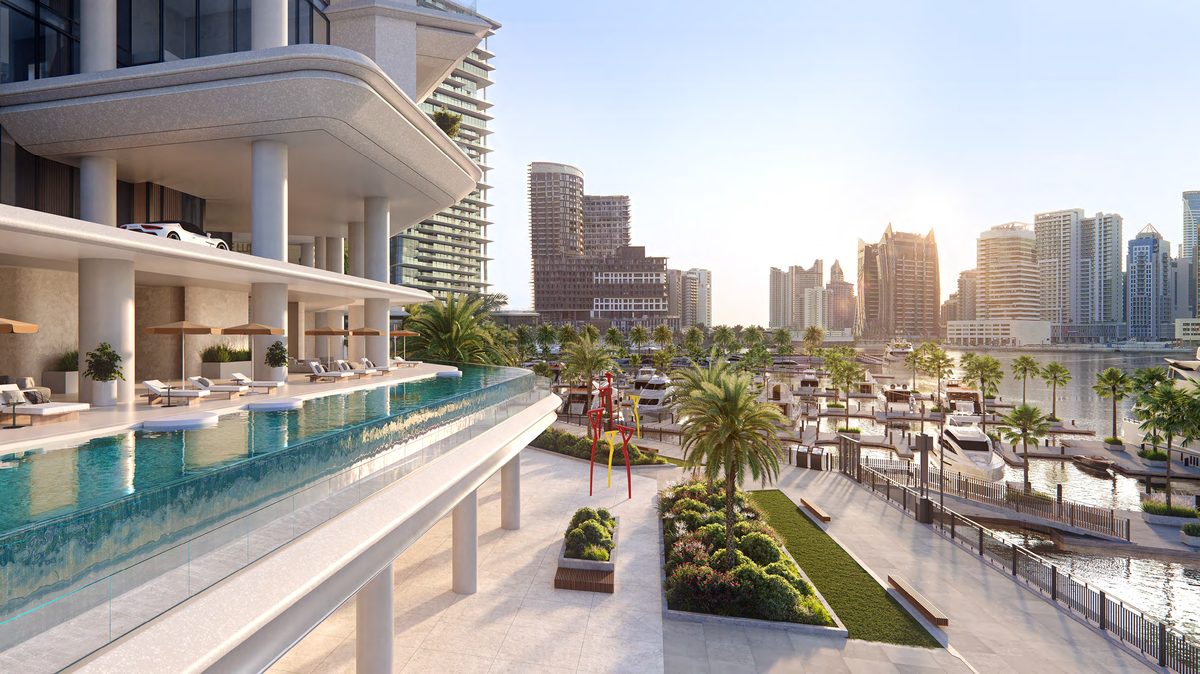VELA, Dorchester Collection — Sky Palace terrace by day